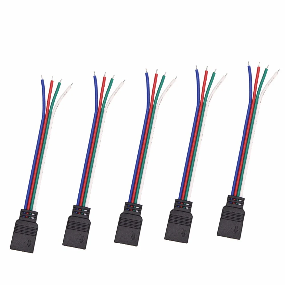 Светодиодная лента 4pin 5pin RGB RGBW для SMD 5050 гибкая неоновая 5 шт./лот|Соединители| |