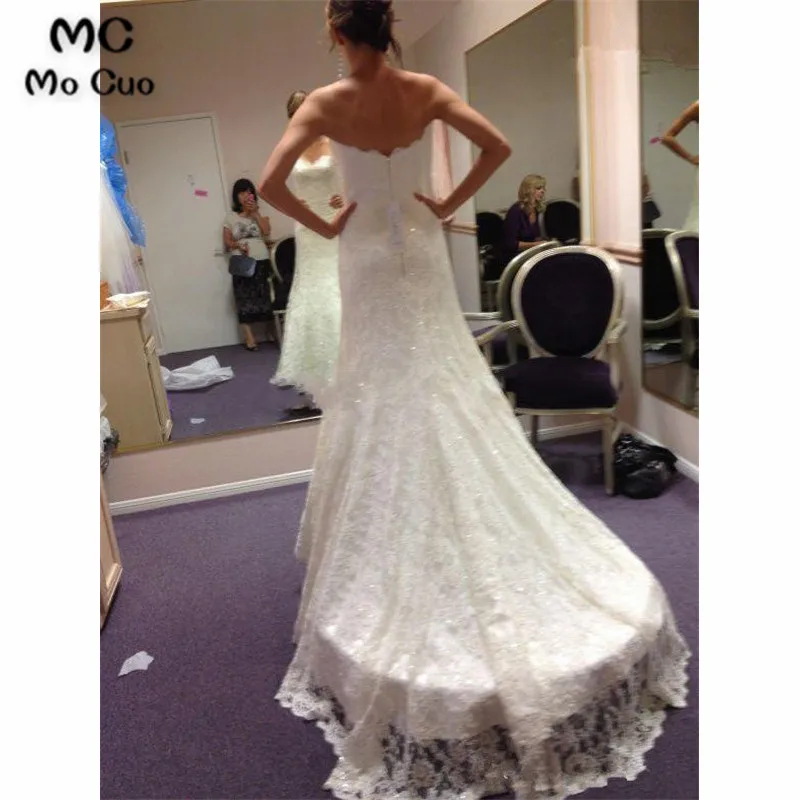Vestido-de-Noiva-New-Arrival-Lace-Sheath-Wedding-Dresses-Beading-Belt-Sexy-Bridal-Gowns-2017-Court (1)