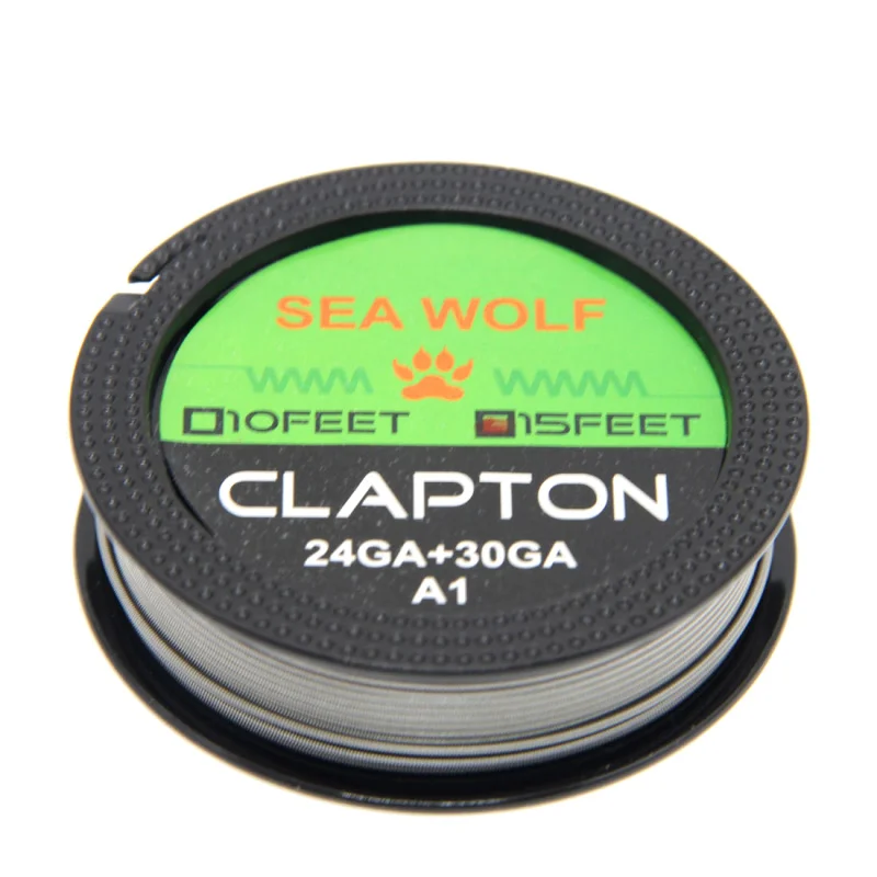 SEA WOLF A1 провод сопротивления инопланетянин плавленый Clapton провод 15 футов провода аксессуары для электронных сигарет для RDA