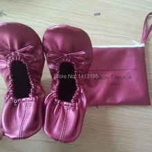 Свадебные одноразовые балетки на заказ; удобная складная обувь