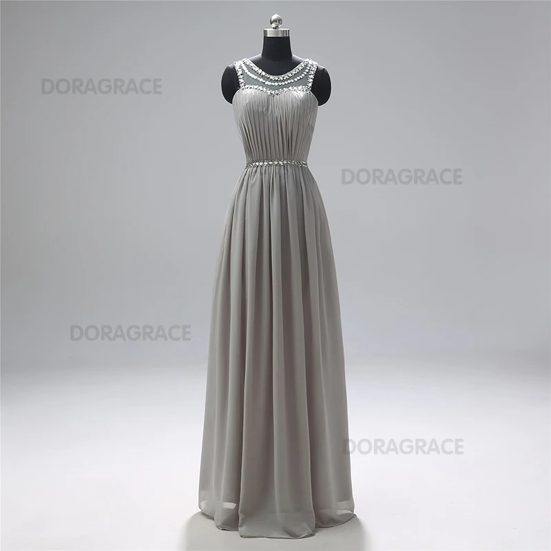 Doragrace robe de soiree блестки тюль сексуальный глубокий v-образный вырез спинки Длинные Выпускные платья Шампань Вечерние платья