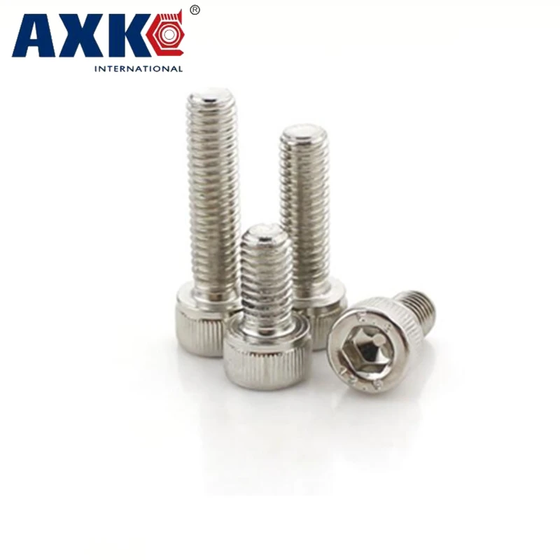 

AXK M10*130/140/150 M10x130/140/150 304 316 Stainless Steel ss Metric Thread DIN912 Allen Head Bolt Hex Hexagon Socket Cap Screw