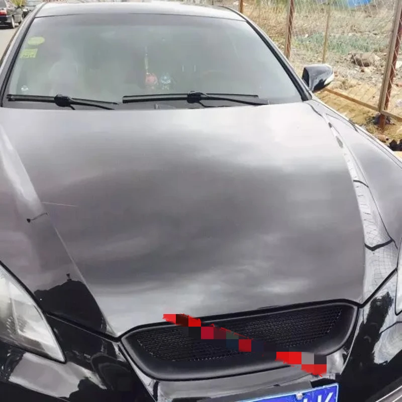 Используется для Hyundai ROHENS COUPE Racing Grills 2009 2010 год углеродного волокна/FRP Refitt Передняя Центральная гоночная решетка крышка без логотипа автомобиля