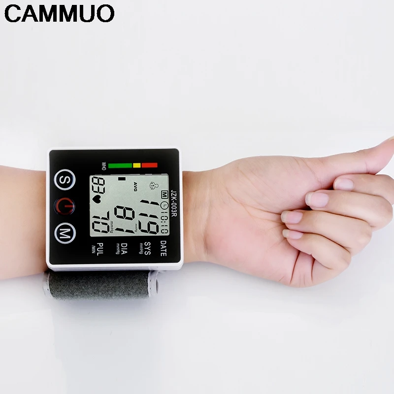 

New Household Blood Pressure Automatic Digital LCD Display Wrist Blood Pressure Monitor Heart Beat Rate Pulse Meter Measure