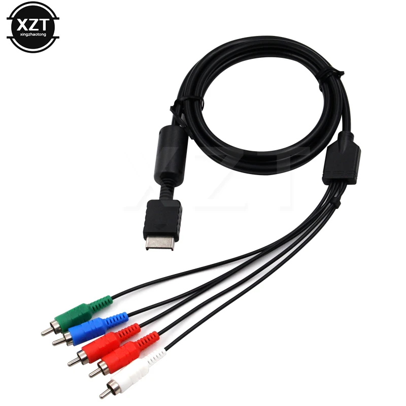 1pcs For Sony PS2 PS3 Slim HDTV AV Audio Video Cable Component 1.8M Cable Cord 480P Game