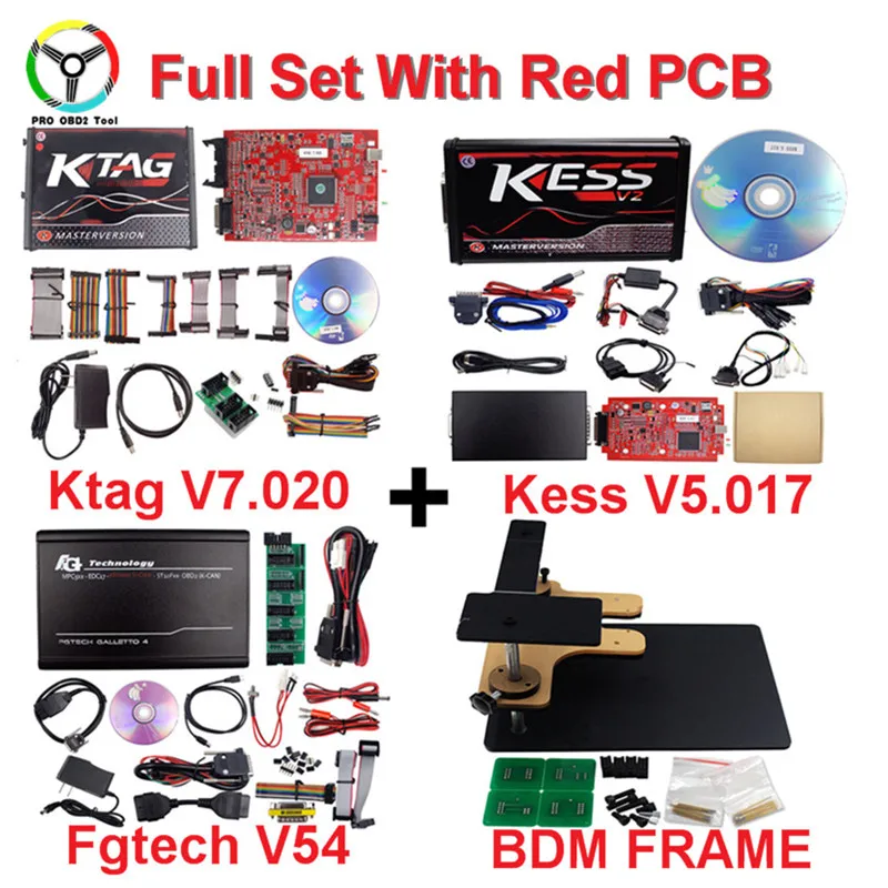 

2019 Kess ktag Online Kess V2 V5.017 Red EU Kess V2.47 ECU Chip Tuning Tool No Token K-TAG 7.020 Master V2.23 ECU Progrmammer