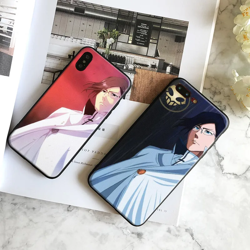 

Uryu Ishida Bleach Coque Soft Silicone Phone Case Cover Shell For Apple iPhone 6 6s 6Plus 6sPlus 7 8 7Plus 8Plus X
