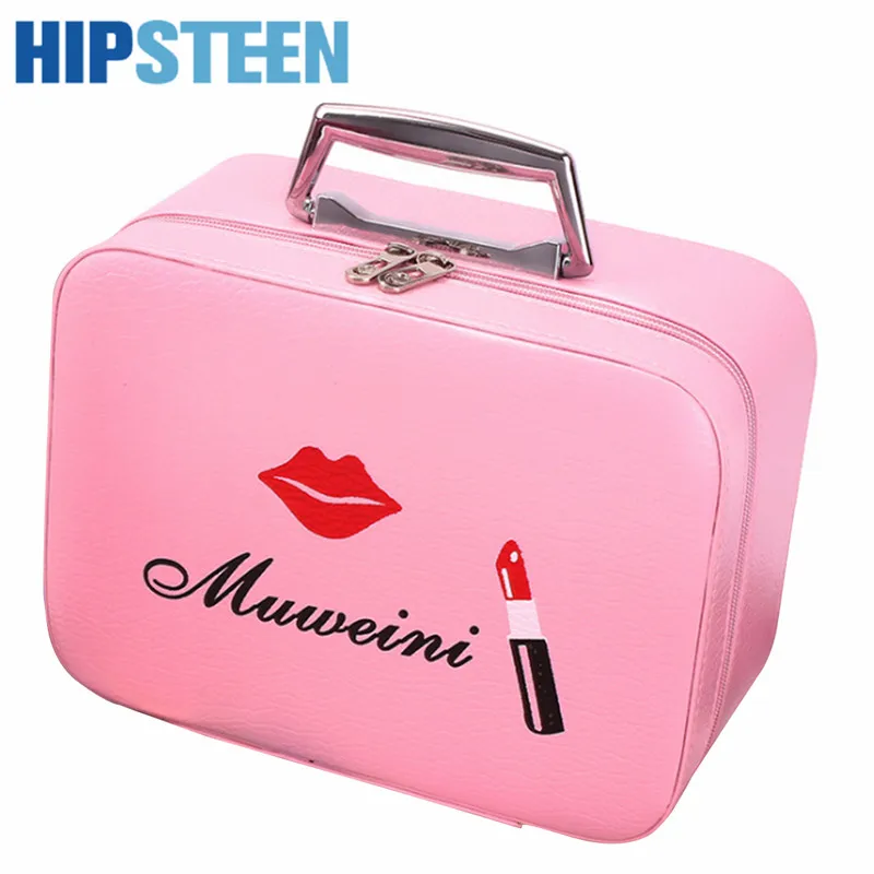 HIPSTEEN Cute Bags Lady Cosmetic Makeup Organizer Case Professional Box