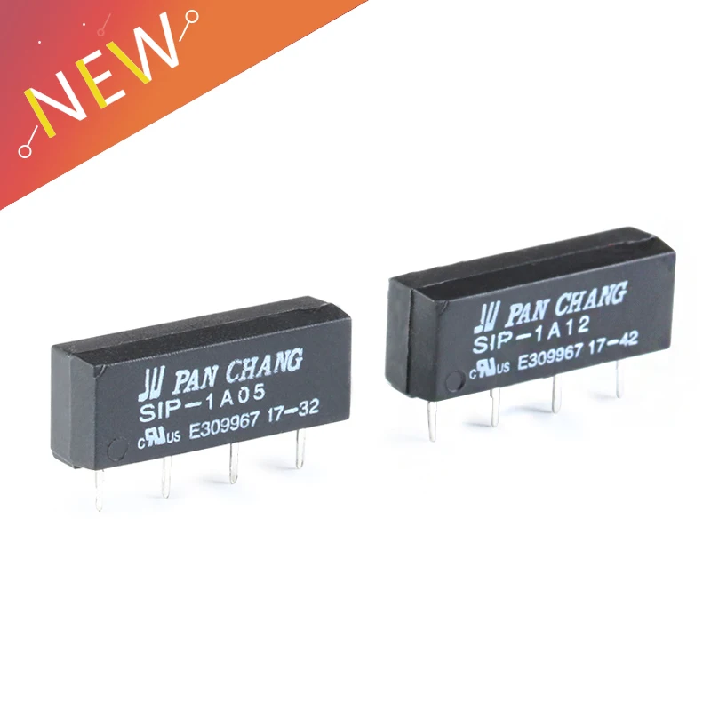 

5Pcs SIP-1A12 DC 12V Reed Relay Switch Module 4Pin Relay for PAN CHANG