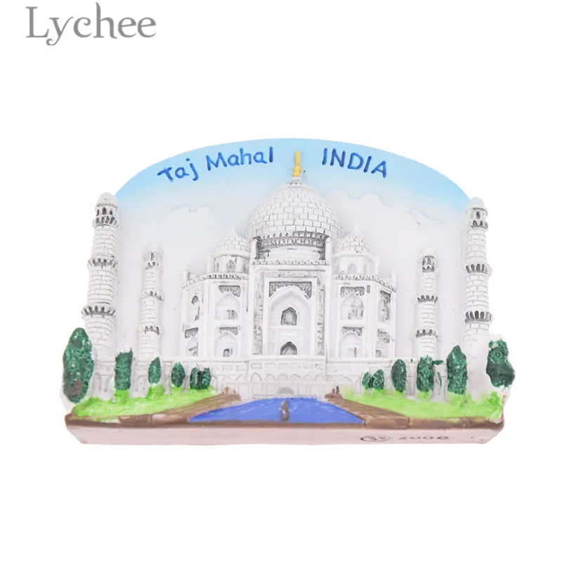 Lychee Life Amsterdam тюльпан Карта Китая тадж махал магнитный Ландшафтный холодильник