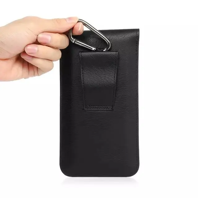 Murah Untuk lenovo moto z z force vibe c k5 k5 plus k5 catatan case universal holster penutup portabel pinggang belt kait loop phone case