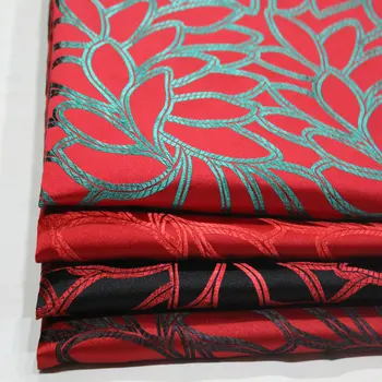 

Chinese cheongsam Gown Costume fabric decoration Mongolia stage Chinese wind jacquard brocade handmade cloth