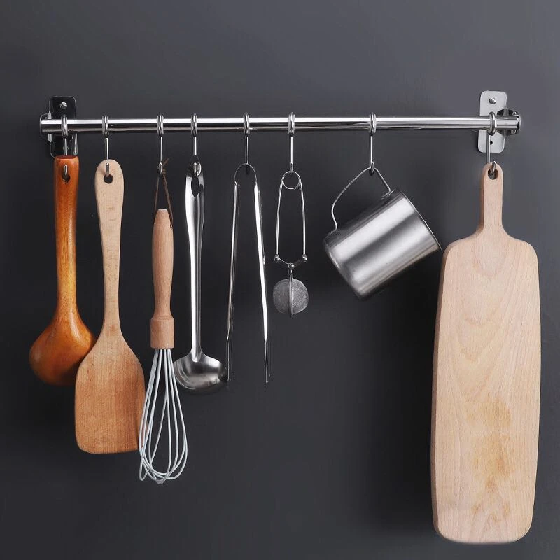 SUS 304 Stainless Steel kitchen rack wall Kitchen Storage rack Shelf Holder Organizer Towel Storage