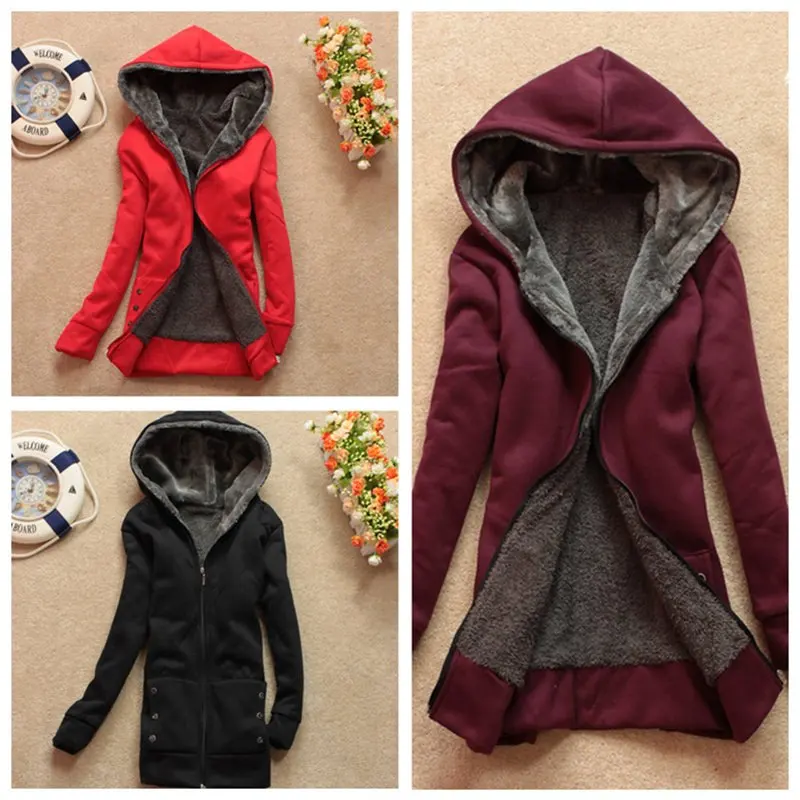 HOT Womens New Trendy Thicken Hoodie Casual Coat Outerwear Autumn ... HOT Womens New Trendy Thicken Hoodie Casual Coat Outerwear Autumn ...