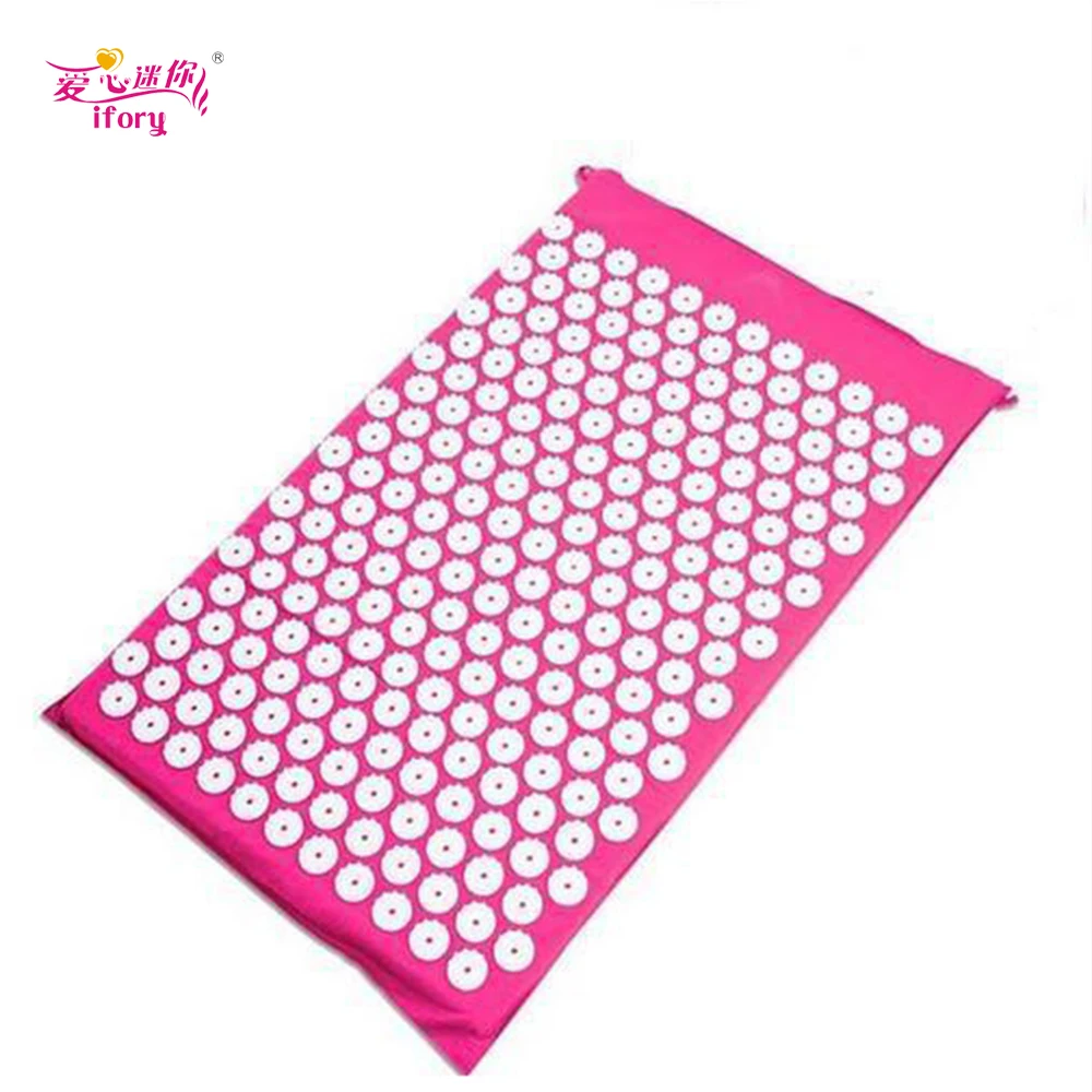 Ifory Health Care 1Pcs Acupressure Massage Yoga Mat Massager Foot Acupuncture Spike Mat Relieve Back Pain Headache Help Sleep