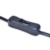 IEC 320 C8 Male Plug to C7 Female Connector AC Power Cord With Switch , Type Figure 8 Power Extension Cable 30cm Switche ► Photo 3/6