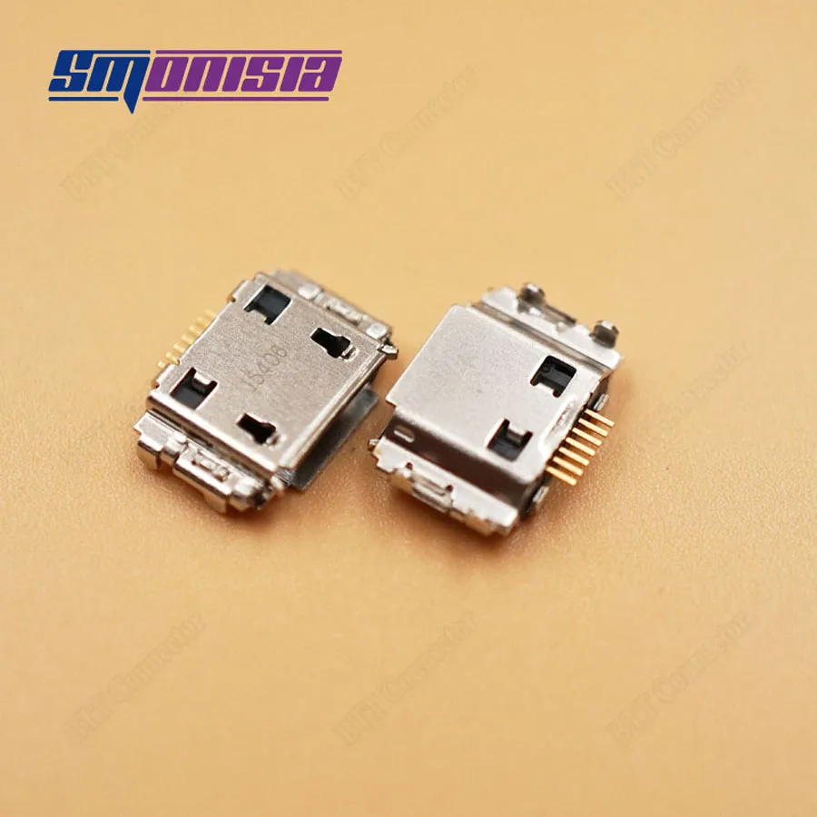Smonisia 50 шт. оригинал для S5830 N7000 I9220 мобильного телефона зарядки разъем Micro USB разъем