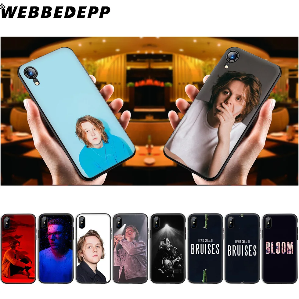 

WEBBEDEPP Lewis Capaldi Singer Soft Silicone Case for iPhone 11 Pro Xr Xs Max X or 10 8 7 6 6S Plus 5 5S SE Case 8 Plus