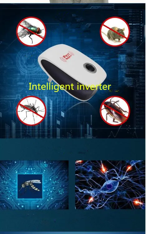 

1 EU/US Plug Enhanced Version Electronic Cat Ultrasonic Anti Mosquito Insect Repeller Rat Mouse Cockroach Pest Reject Repellent