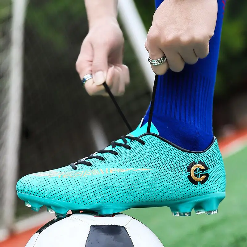 

Professional Soccer Cleats best quality Football Shoes Kids Men krampon futbol orjinal Outdoor Football Boots Sneakers