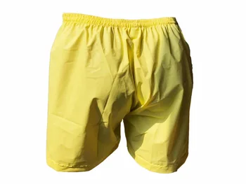 

2 piece*Haian adult incontinence wear plastic bloomers color yellow P021-3