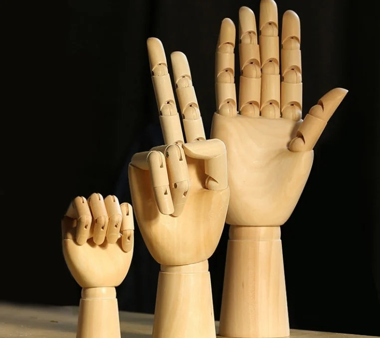 

New Style Wooden Manikin Mannequin Moveable Limbs Human Figure Art Sculpting Human Puppet Figurines Crafts Home DecorationLFB574