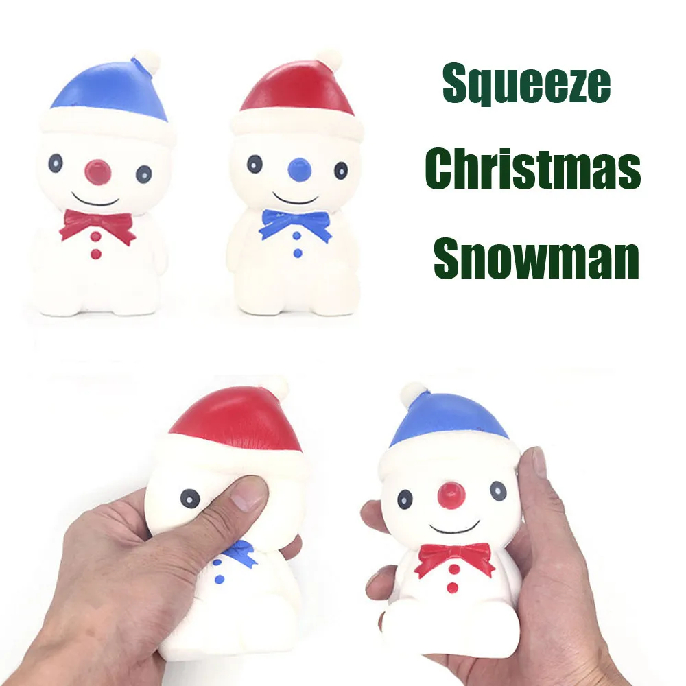 Игрушки для отдыха мягкое моделирование Рождество Снеговик медленно поднимающийся ароматизированный облегчить стресс игрушка a711