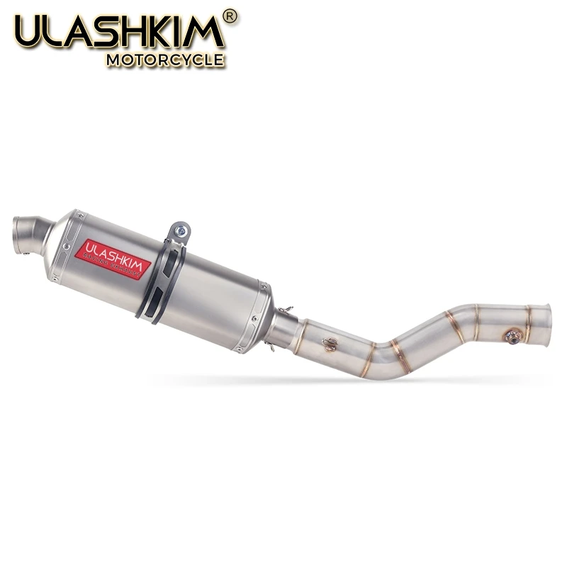

Motorcycle Exhaust Muffler Escape Full System Middle Link Pipe Slip On For yamaha YZF1000 YZF R1 2009 2010 2011 2012 2013 2014