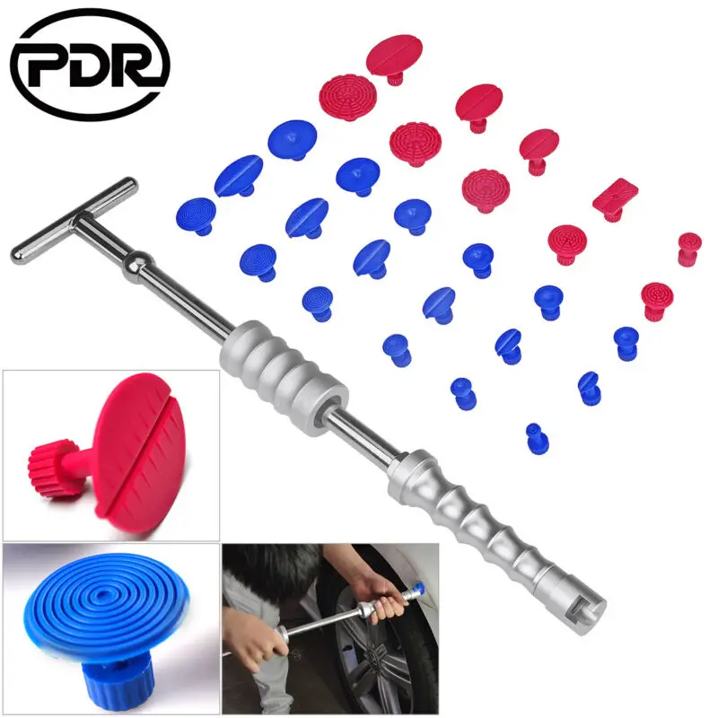 

Super PDR Glue Tabs Slide Hammer Car body Dent Damage Repair Tools Auto