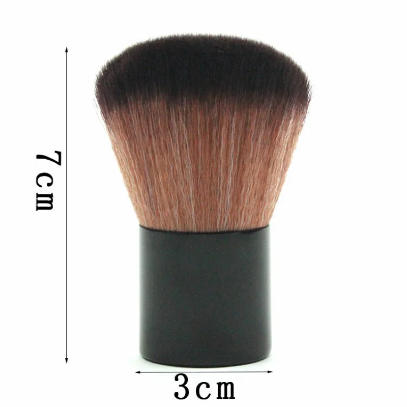 Mayitr 1pcs New Soft Fiber Powder Makeup Round Brush Professional Kabuki Cosmetic Blush Brush Beauty Tool For Makeup