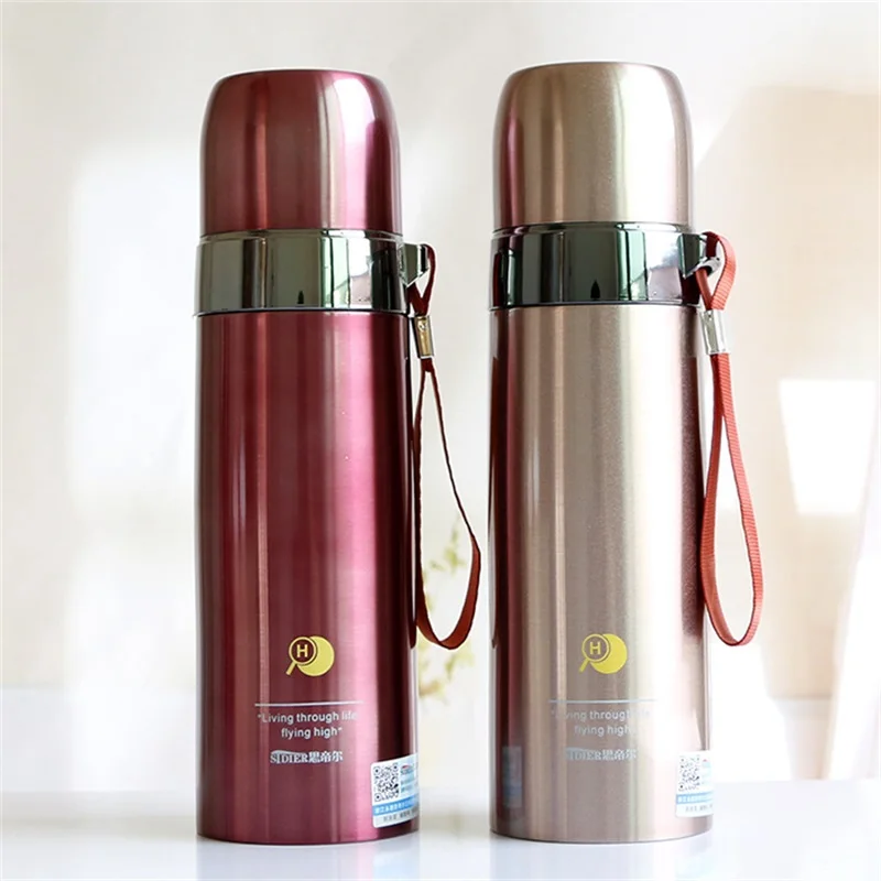500ml Thermos Tea Coffee Cup Stainless Steel Insulated Water Bottle