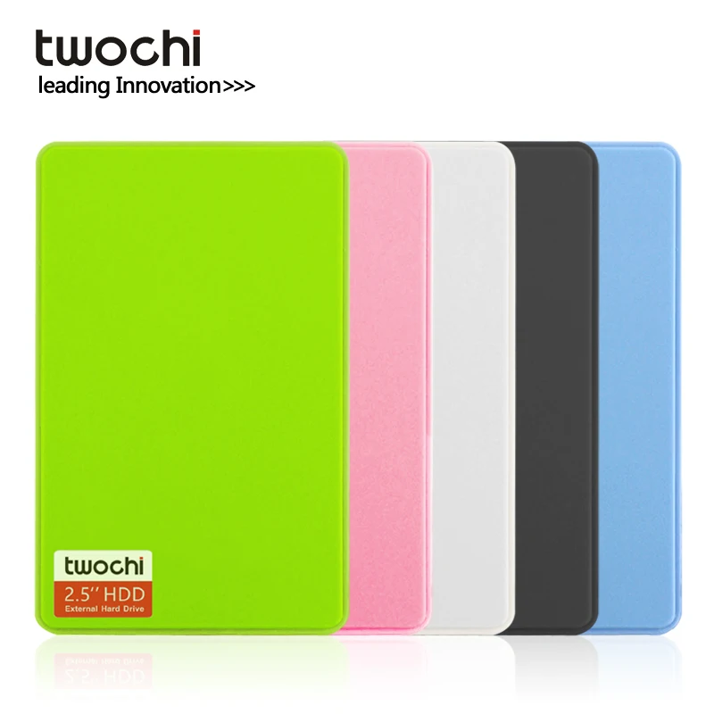 Новые стили TWOCHI A1 5 цветов 2,5 ''USB2.0 внешний жесткий диск 80 Гб Портативный HDD хранения дисковый разъем и играть на продажу