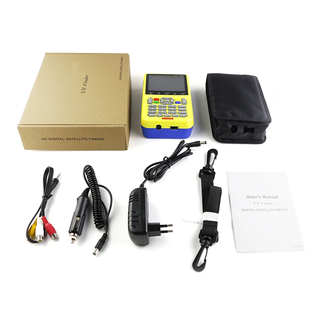 

100% Original V8 Finder HD DVB-S2 High Definition Satellite Finder MPEG-2 MPEG-4 satellite Finder V8