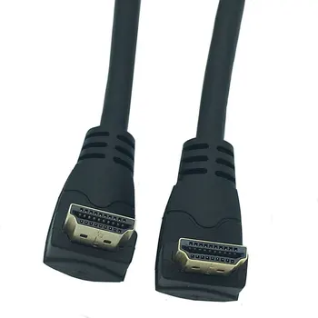 

HDMI 2.0V 4K*2K HDMI Male Down Angled to HDMI Male Down Angled Cable 1.8m