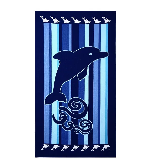 New Big Men Horse Dolphin Microfiber Fabric 100*180cm Bath Towel Bathroom Hotel Large Beach Towels For Adults girl woman as photo