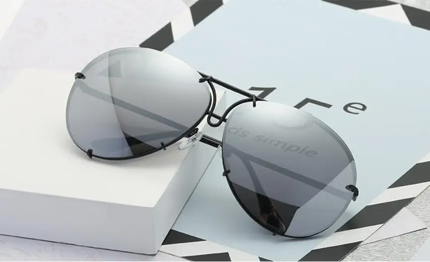 Винтажные брендовые дизайнерские солнцезащитные очки для мужчин, черные оттенки, металлические светоотражающие солнцезащитные очки для женщин, пилот Ким, солнечные очки в стиле Кардашьян