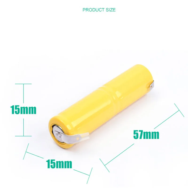 Power Tool Battery Rechargeable Lithium Batteries Rechargeable Nickel Zinc Batteries Rechargeable Nickel Metal Hydride Batteries Disposable Alkaline Batteries 2/3AA 2.4V Ni-CD battery 400mAh Battery Pack Nickel-cadmium Rechargeable AA For RC Toy Shaver LED light