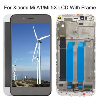 

For XiaoMi Mi A1 LCD Display+Touch Screen+Frame Assembly Repair Part 5.5" Cell Phone Accessories For XiaoMi Mi A1 LCD