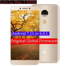 LeEco LeTV Le Max 3X850 5,7 дюймов Восьмиядерный процессор Snapdragon 821 6 ГБ ОЗУ 64 Гб ПЗУ 16,0 Мп 3900 мАч 4G LTE мобильный телефон