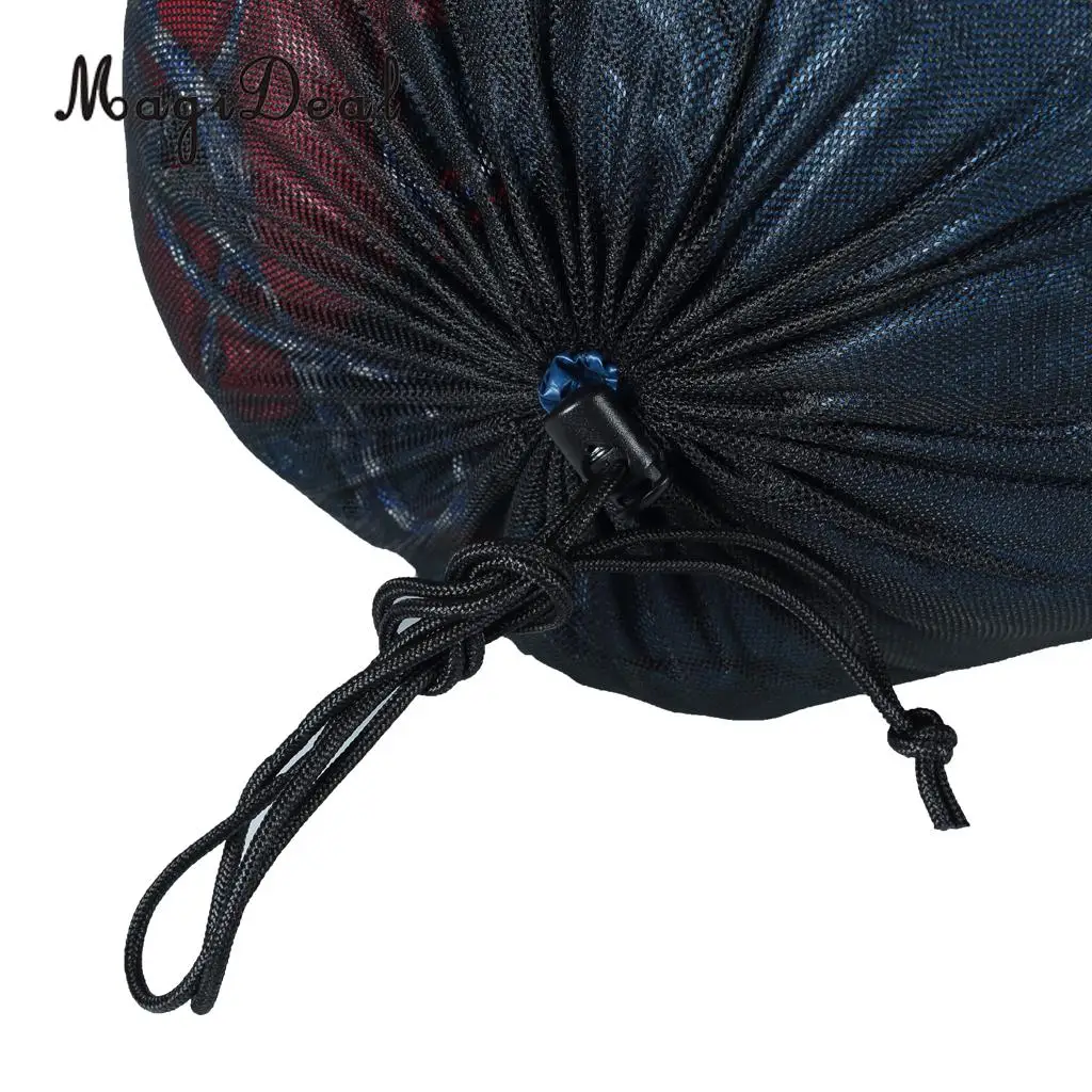 MagiDeal Ultra Light Mesh Stuff Sack Storage Bag for Tavel Camping Hiking Survival Fishing Boating Kayaking Canoeing Black