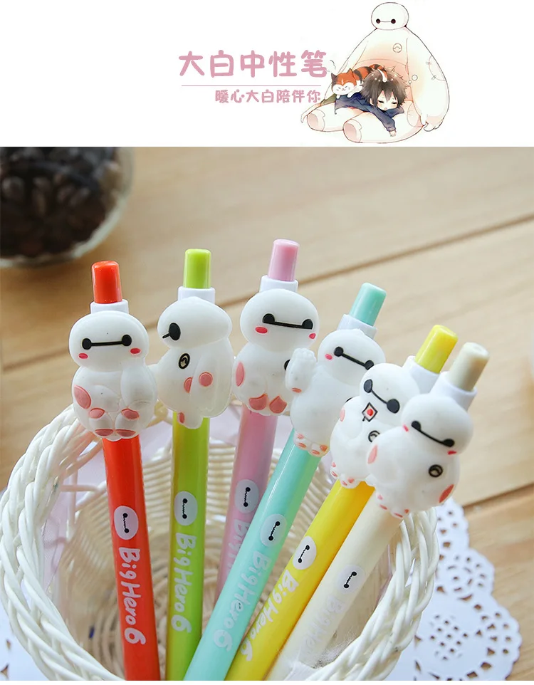 Gel Ink Pencil Creative White Cartoon Pens Gift pen | Канцтовары для офиса и дома