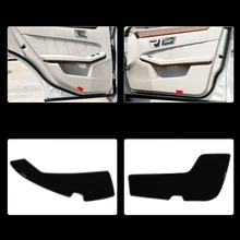 4 шт. тканевая дверца защитные подстилки анти-кик декоративные колодки для Mercedes-Benz E-class 2009-2010