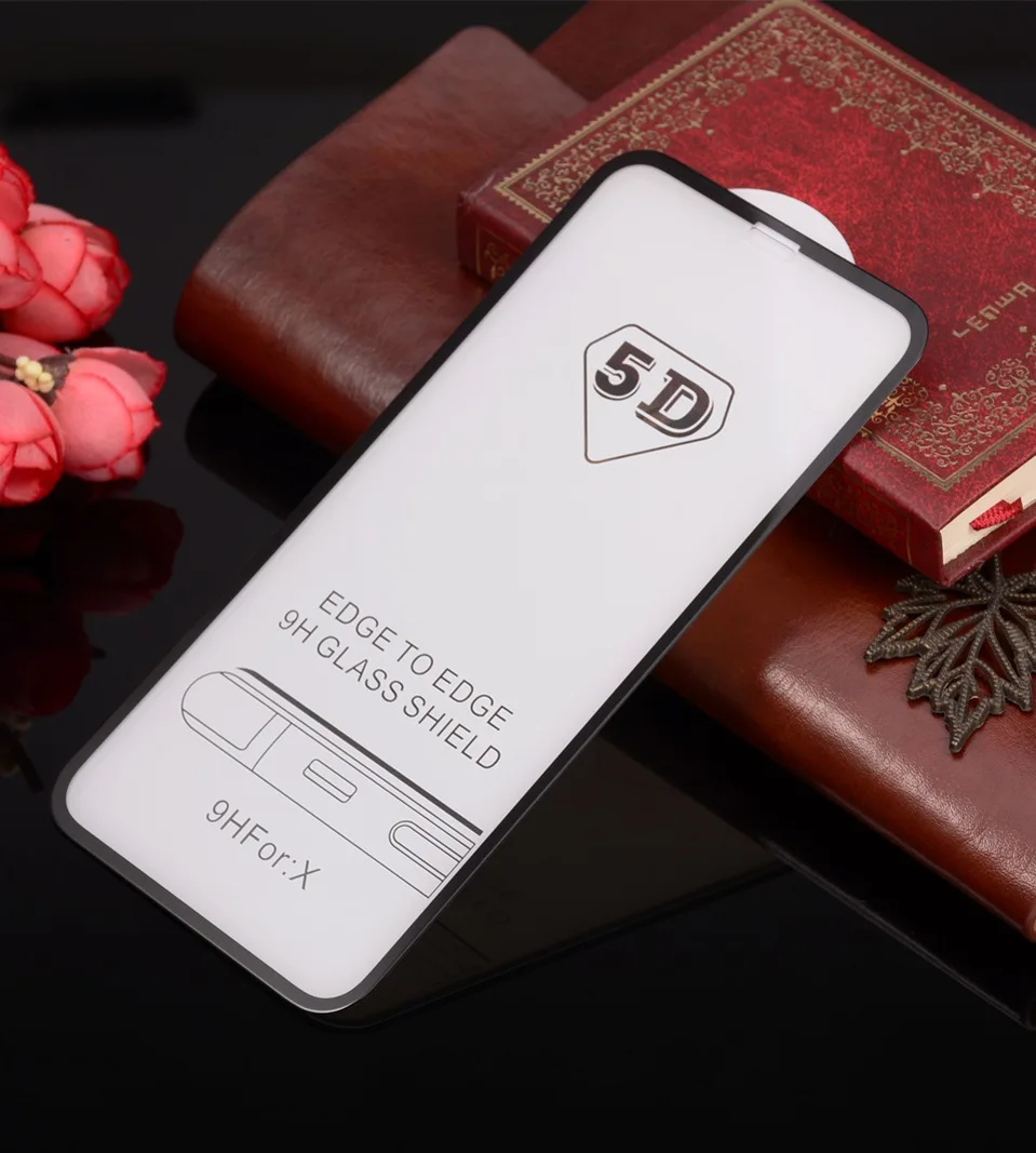 iPhonexs Screen Protector Film For iPhone X XS Tempered Glass 5D Full Cover Glass For iPhone 6 s 7 8 Plus X XR XS Max Glasses 6D (13)
