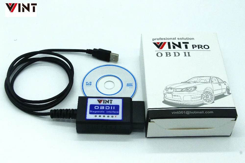 ELM327 USB CH340+ 25K80 чип V1.5 OBD2 инструмент сканирования автоматический диагностический сканер VINT