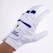 Профессиональные мужские гольф перчатка для левой руки полный палец спортивные перчатки-хорошая гибкость и воздухопроницаемость