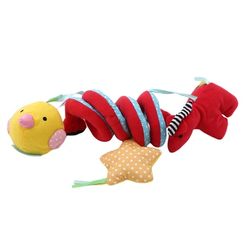 

Infant Musical Soft Plush Cartoon Animal Baby Rattles Hanging Bed Stroller Mobiles Baby Toys 0-12 Months