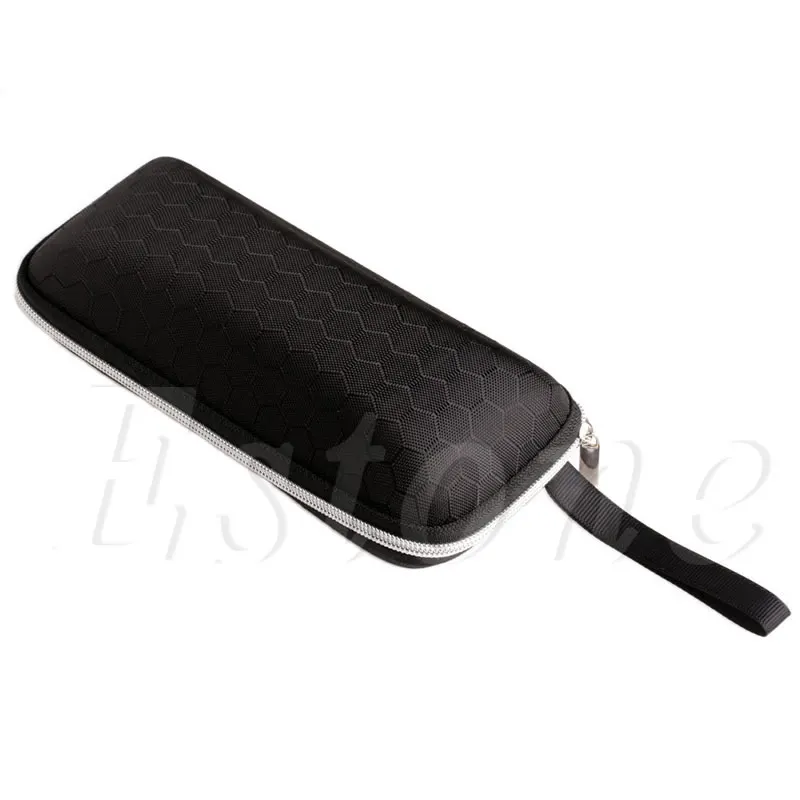 

Rectangle Grid Zipper Eye Glasses Case Hard Eyewear Box Sunglasses Case Colorful