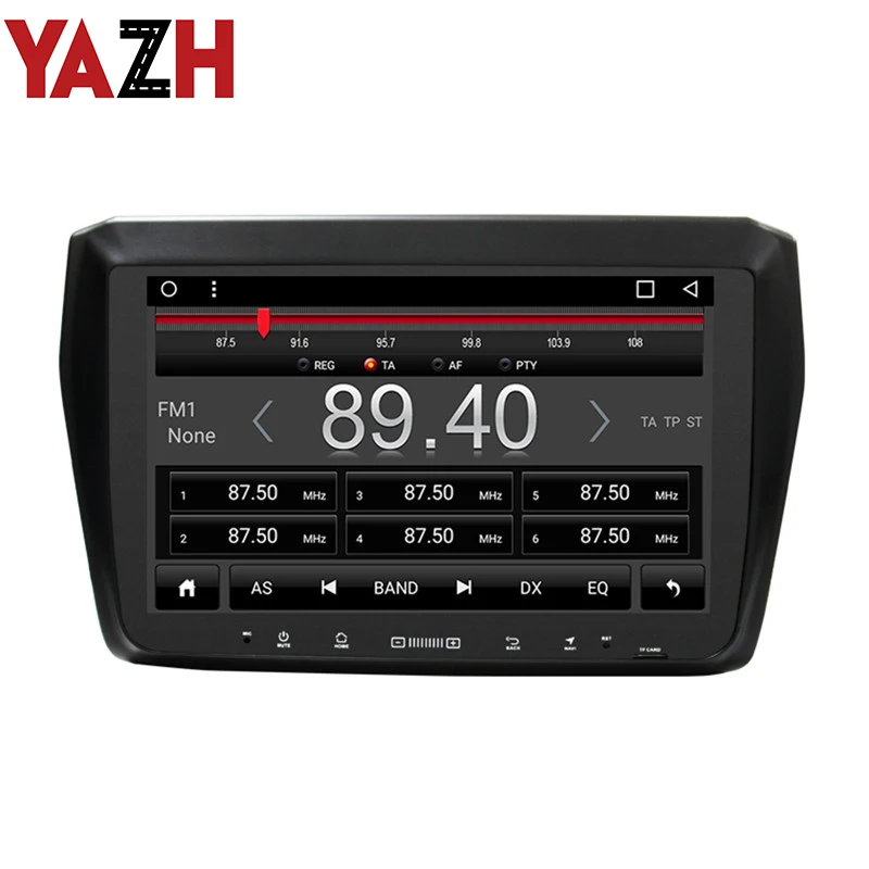 Cheap YAZH 1 Din DVD Player Android 9.0 Head Unit For Suzuki Swift 2017 Octa Core Auto Radio 9.0 inch HD IPS display GPS Multimedia 1
