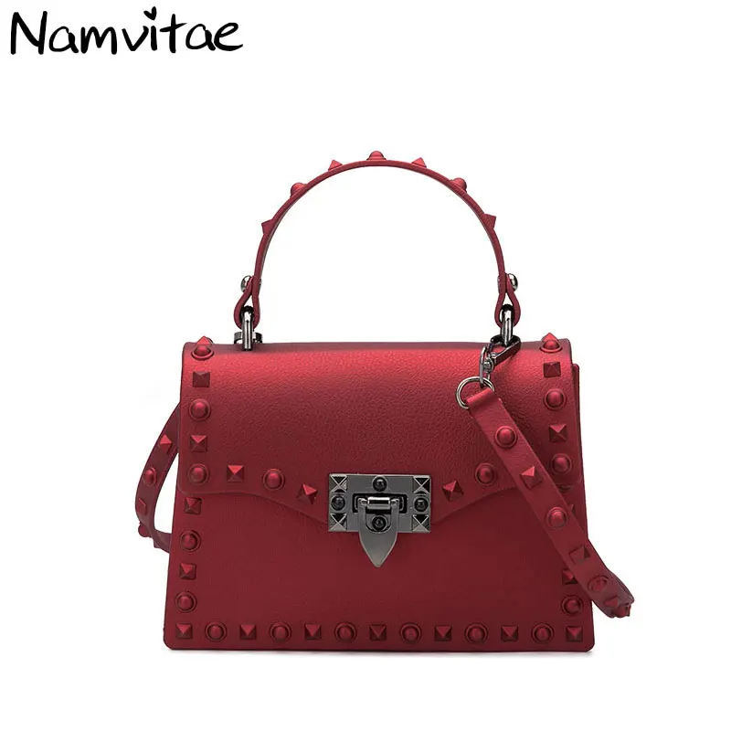 

Namvitae Women Messenger Bags Luxury Handbags Women Bags Designer Jelly Bag Fashion Shoulder Bag Women PU Leather Handbag 2018
