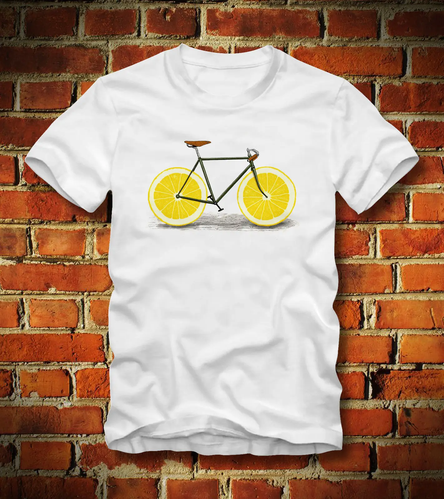 Moda New Top Tees Magliette Novità O-Collo Top Fixie Bicicletta Fahrrad Rennrad Mountainbike Graphic Tees